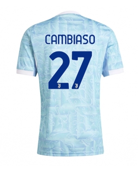 Billige Fotballdrakt Juventus Andrea Cambiaso #27 Replika Bortedrakt 2025-26 Kortermet Billige Fotballdrakt Juventus Andrea Cambiaso #27 Replika Bortedrakt 2025-26 Kortermet